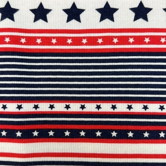 Faded Glory Must Have Tank Top Stars Stripes July 4th Medium (8-10) Bundle of 2 - Picture 6 of 8